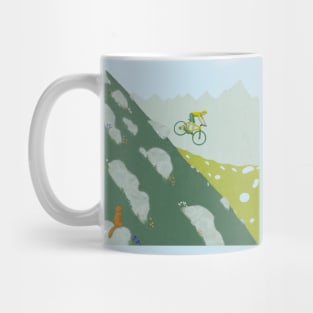 Freedom - Mountain bicycle rider Mug